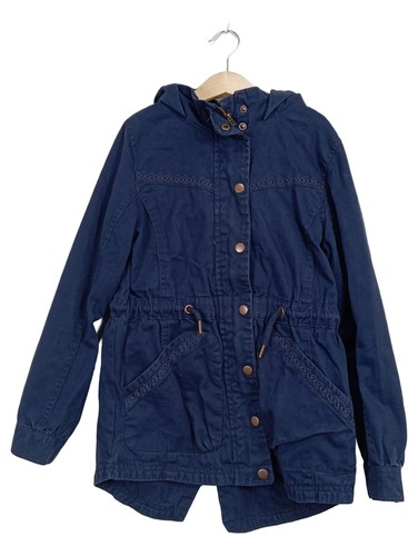 Yigga parka bambina blu - yigga, cotone