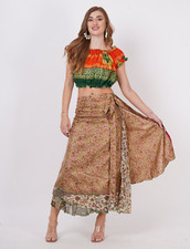 Gonna donna zingara avvolgente