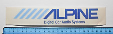 ADESIVO STICKER AUTOCOLLANT VINTAGE AUTO TUNING ALPINE DIGITAL CAR AUDIO SOUND