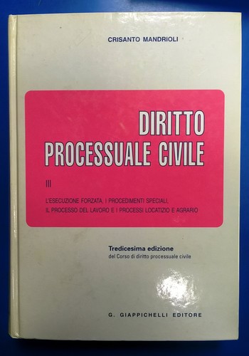 Diritto processuale civile - , 3