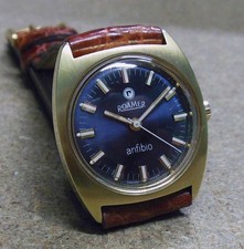 Orologio ROAMER WATCH  cs.acciaio tipo ANFIBIO/2 pezzi-manuale- '60- 27mm-lady