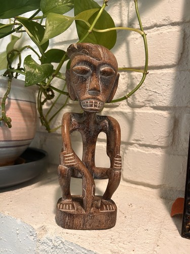 Statua uomo legno africa - la,