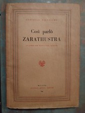 NIETZSCHE, FEDERICO, Così