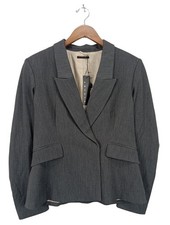 SISLEY Blazer classico Donna Blazer Taglia IT 42 grigio chiaro