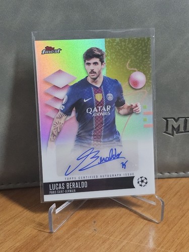 Lucas beraldo psg topps finest - lucas,