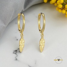 ORECCHINI UOMO DONNA CON PIUMA