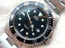 Orologio da polso uomo CASIO Diver MTD 1010 100m stile Submariner classico