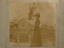 Foto antica donna con