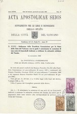 1966 - Vaticano - Acta Apostolicae sedis - serie "Natale" FDC