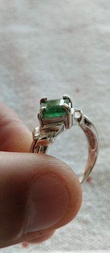Anello con smeraldo brasile - anello,