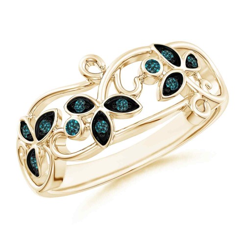 Anello vintage stile - anello, fiore
