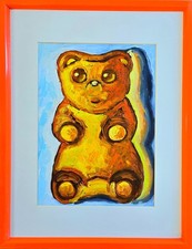 Orso gommoso giallo dipinto