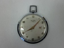 OROLOGIO DA TASCA JUNGFRAU 17 RUBIS SWISS MADE SLIM SOTTILE CIPOLLA PER TASCHINO