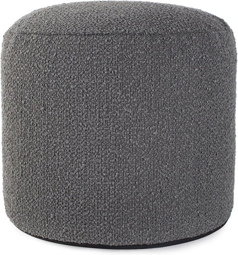 Stylish charcoal tall pouf - stylish,