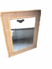 specchio Dal Vera Anni 70 Vimini E Bambù 