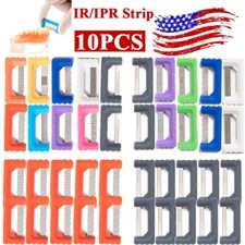 Kit Ortodonzia Dentale IR/IPR Strisce Riduzione Interprossimale Seghetto Lucidante 10Pz