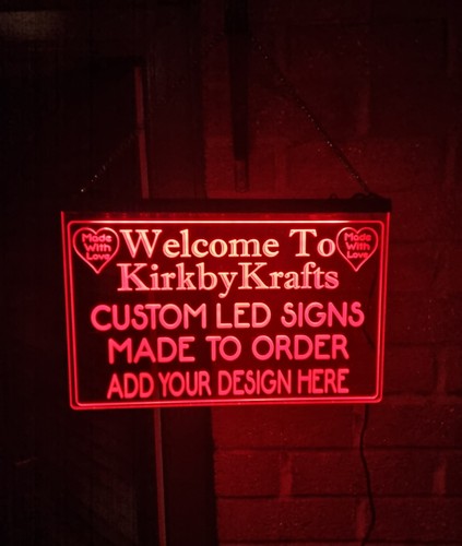 Insegna personalizzata led - insegna,