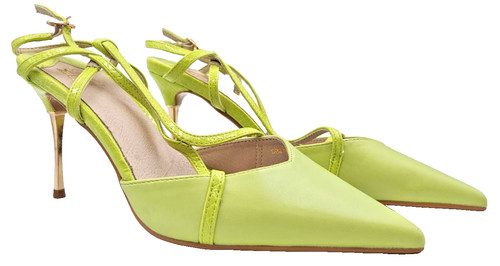 Moda pelle verde lime - in,