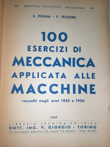 Pegna tessore 100 - esercizi, di