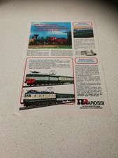 1976 RIVAROSSI MODELLISMO FERROVIARIO TEE TEEM TRENI AD PUBBLICITA VINTAGE 
