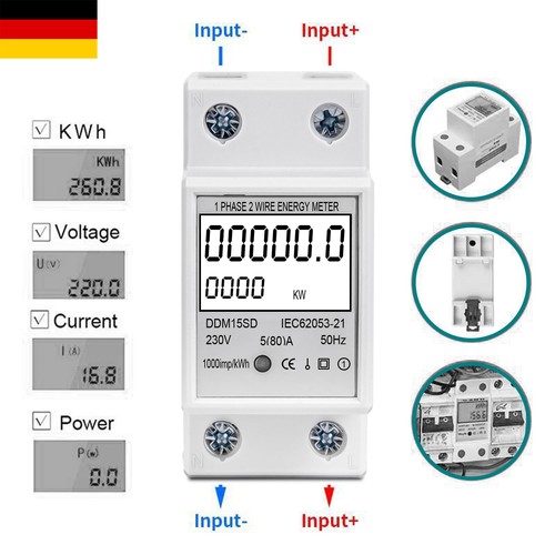 230v lcd contatore di - lcd,