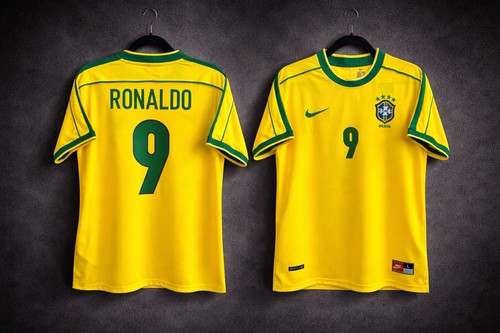 Maglia calcio brasile 1998 - brasile,
