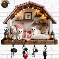 Wall Keychain 30cm - Cat House