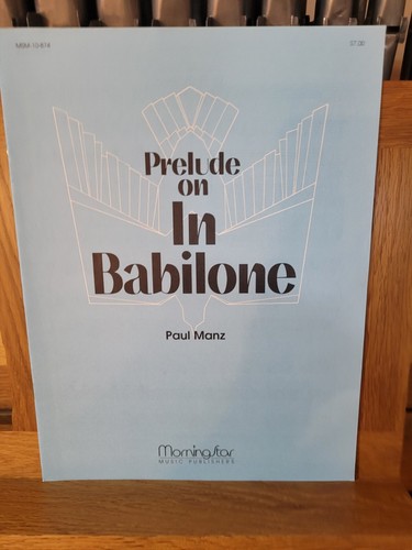 Paul manz preludio a in - *,