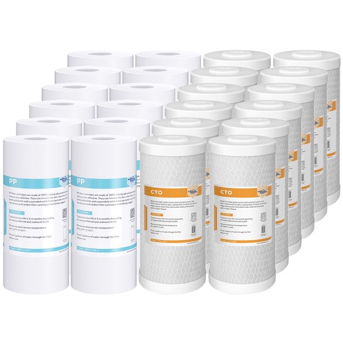 Filtro acqua blocco carbonio