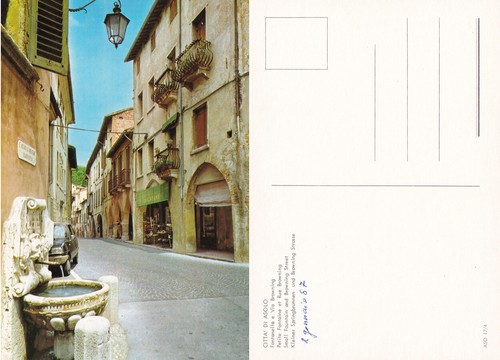 Asolo fontanella e via - (tv).,