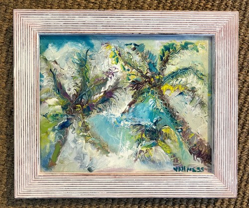 Palme dipinto olio - dipinto, ad