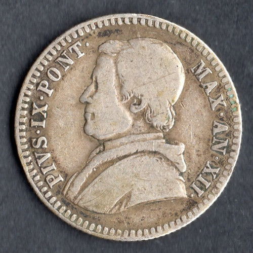 Monnaie argent baiocchi du - monnaie,