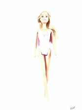 Barbie Puppe feste Kleidung