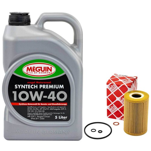 Kit olio motore 10w meguin - kit, 10w-40