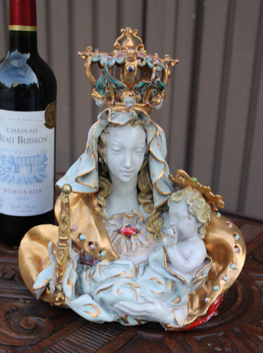 Statua busto madonna pattarino - statua,