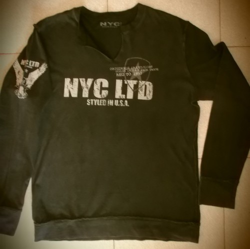 Nyc styled usa maglietta - in,
