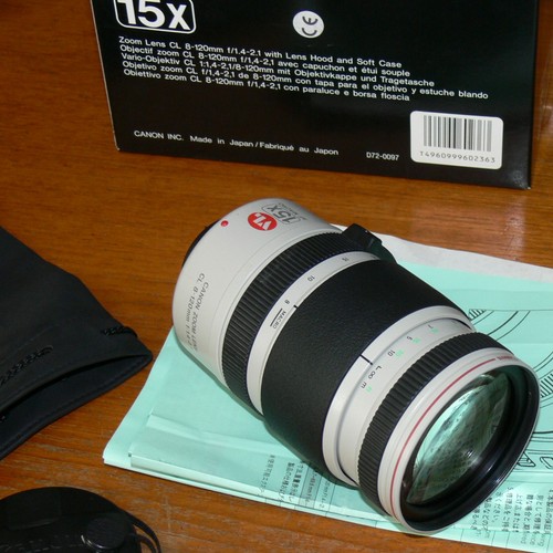 Canon 120mm 2 1 af - vl, f1.4-2.1