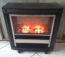 Stufa Caminetto Elettrico Portatile con ruote della Electric Fireplace kh 1117 P