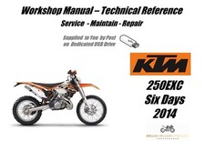 KTM 250EXC Manuale Officina