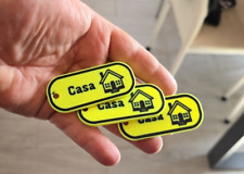 Targhetta Personalizzata Nome Citofono Porta Cassetta Posta Portone Campanello 