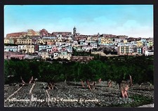 MINERVINO MURGE BARLETTA ANDRIA TRANI CARTOLINA PANORAMA DA PONENTE FG VG 