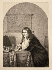 Caspar Netscher lettera stampa