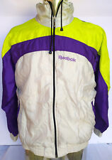 Giacca tuta Reebok vintage pista anni 80/90 multicolore Made Italy M  