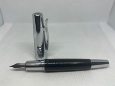 Penna stilografica Faber-Castell e-Motion Parquet Black da collezione