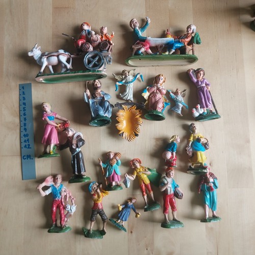 Grande lotto pastori - pastori, presepe