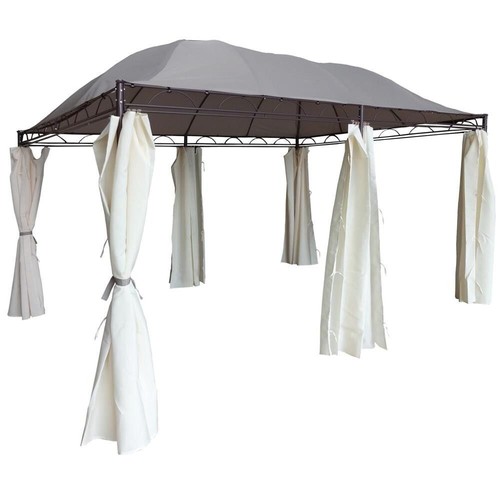 Gazebo acciaio barbados - acciaio,