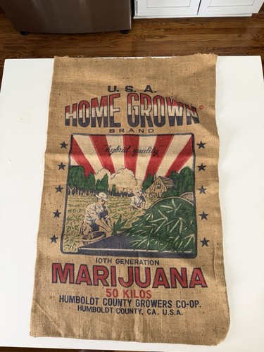 Sacco tela marijuana - di,