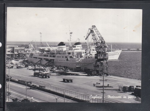 Cartolina cagliari motonavi - cartolina,