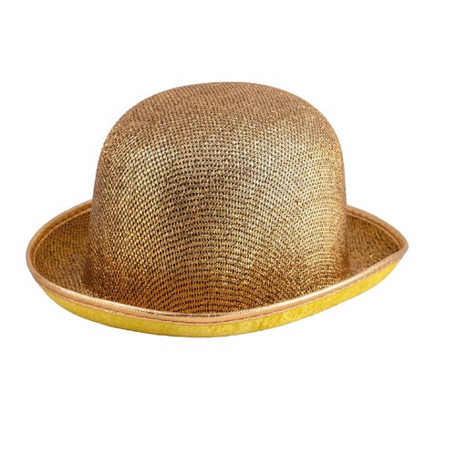 Cappello bombetta oro - a, rete