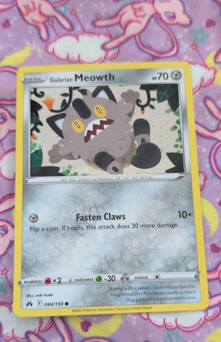Galarian meowth 084 159 - 084/159, swsh